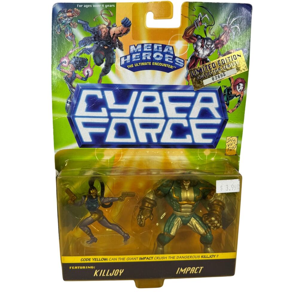 Cyber Force Mega‎ Heroes Sets Killjoy & Impact Limited Edition Collector Series